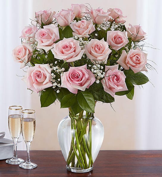 1800flowers.com | Rose Elegance™ Premium Long Stem Pink Roses